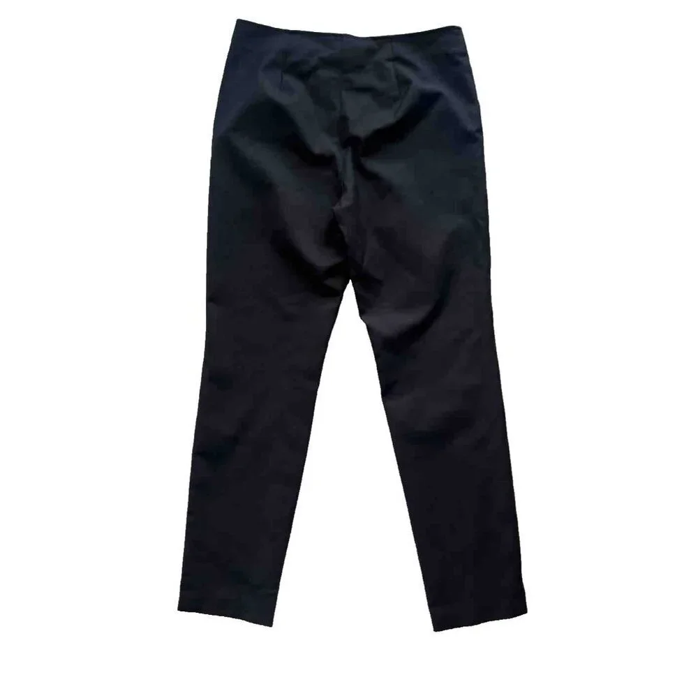 Emerson Rose Women's Black Knit Twill Woven Ankle Slim Pants Trousers Size 4 - Picture 2 of 14